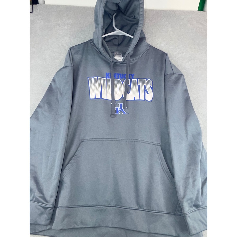Knights Apparel Kentucky Wildcats Hoodie Mens 2XL Gray NCAA Pullover Sweatshirt